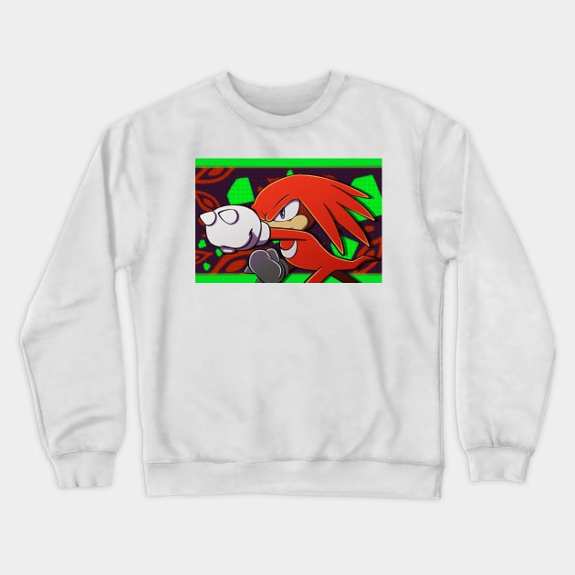 Knuckles Punch Crewneck Sweatshirt by Firestorm Fox